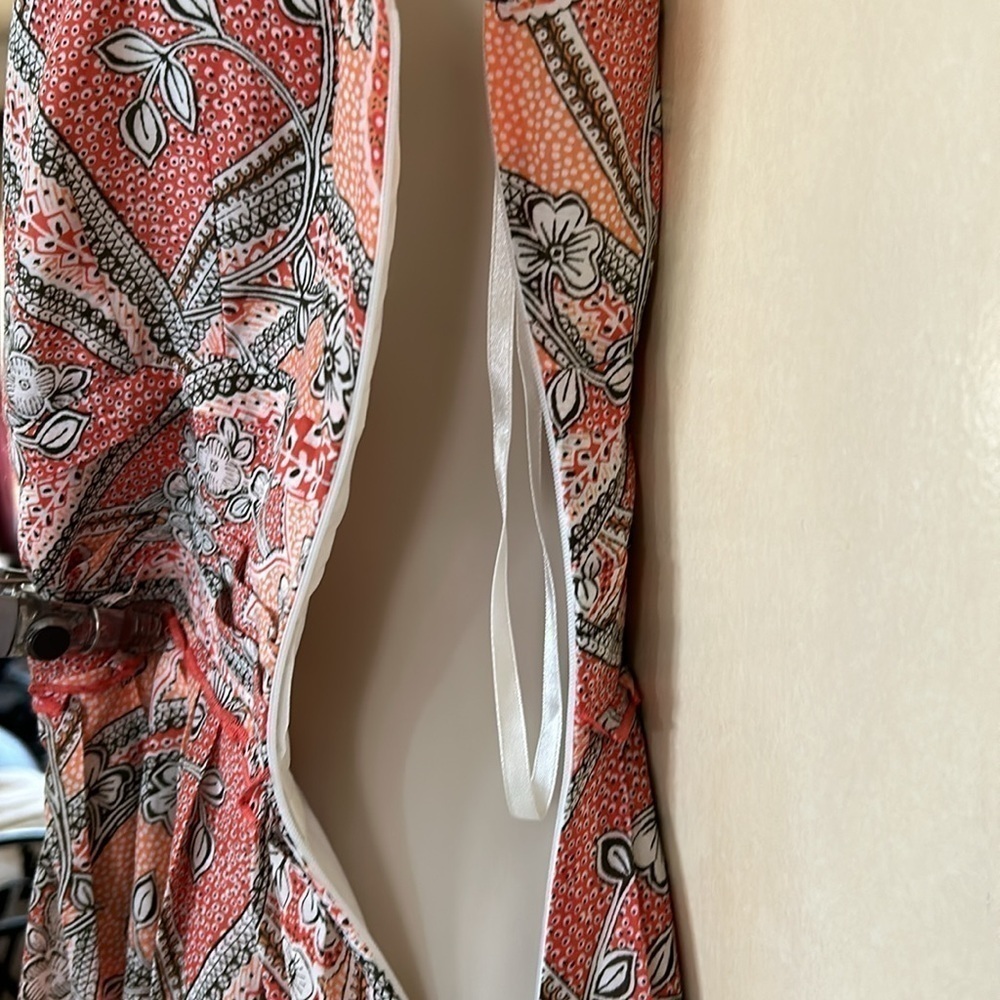 Ann Taylor Fit And Flare Pleated Midi Dress Size 0 - Picture 10 of 11